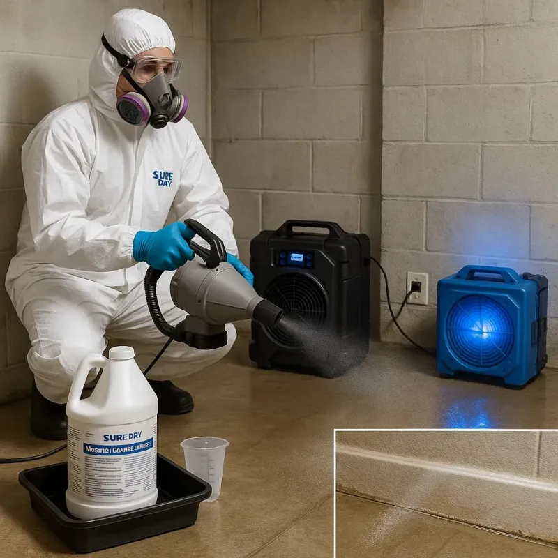 Sanitization and Odor Removal process in Nappanee, IN